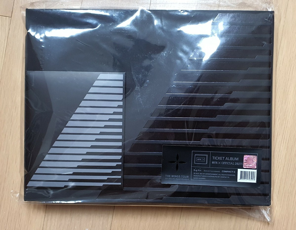 BTS THE WINGS TOUR 2017 Ticket Album Full Set Official + tracking