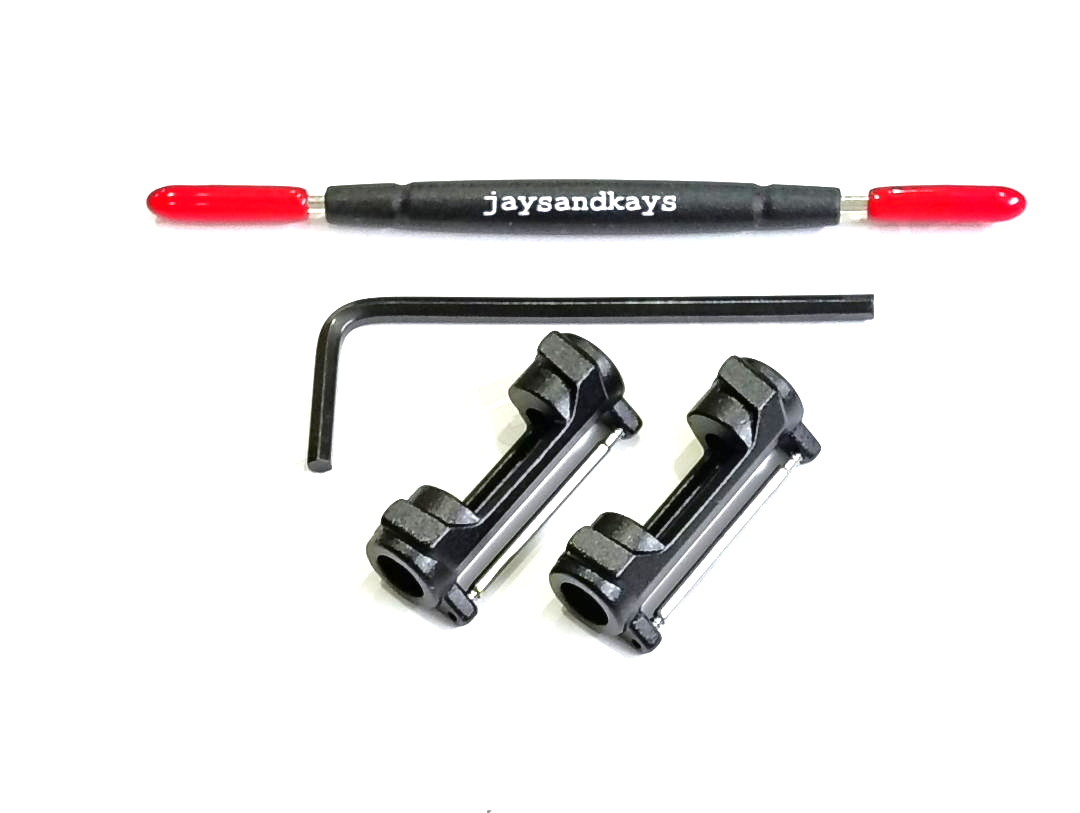 JaysAndKays® Metal Adapters Kit for Casio GShock GPRH1000 and 24mm