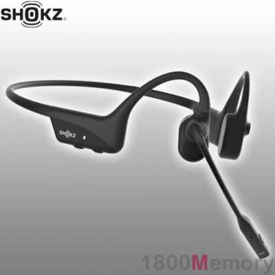 Shokz OpenComm 2 Wireless Bluetooth 5.1 Bone Conduction Open-Ear