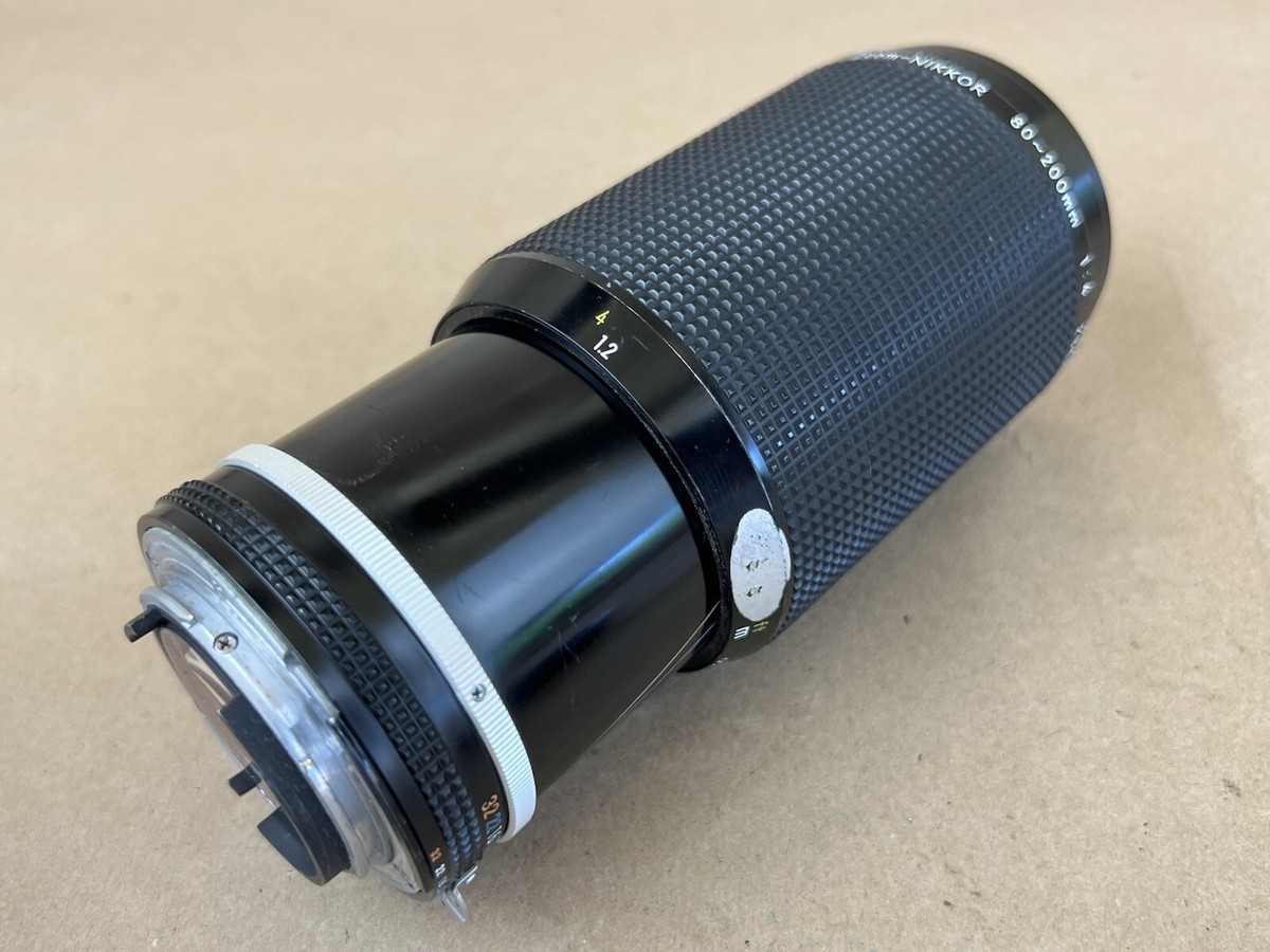 Nikon 80-200mm F4 Zoom-Nikkor AI-S Manual Focus Lens | eBay
