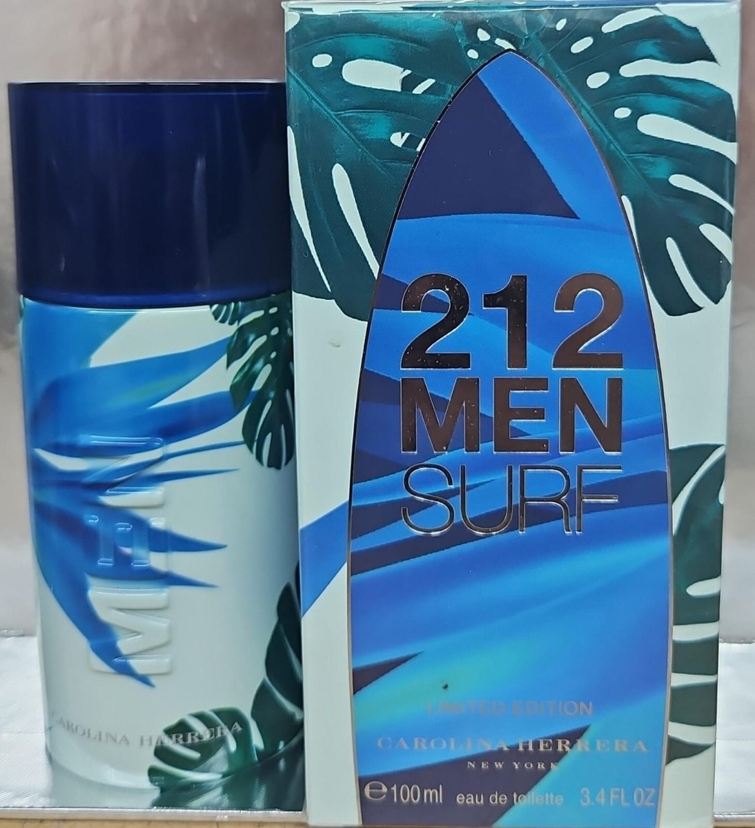 212 Surf By Carolina Herrera 3.4oz/100mL Men's EDT Spray LIMITED
