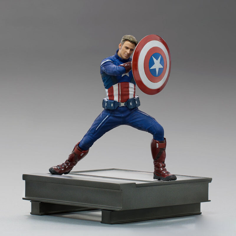 IRON STUDIOS Captain America 1/10 7.4 in (H) Statue Model Figure