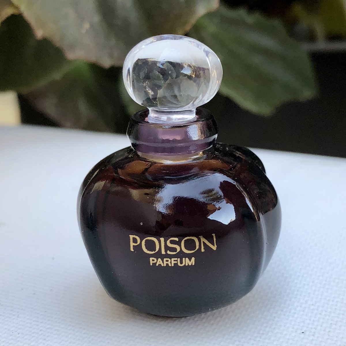 💝MINIATURE 1980s Vintage POISON Christian Dior PURE PARFUM 5ml