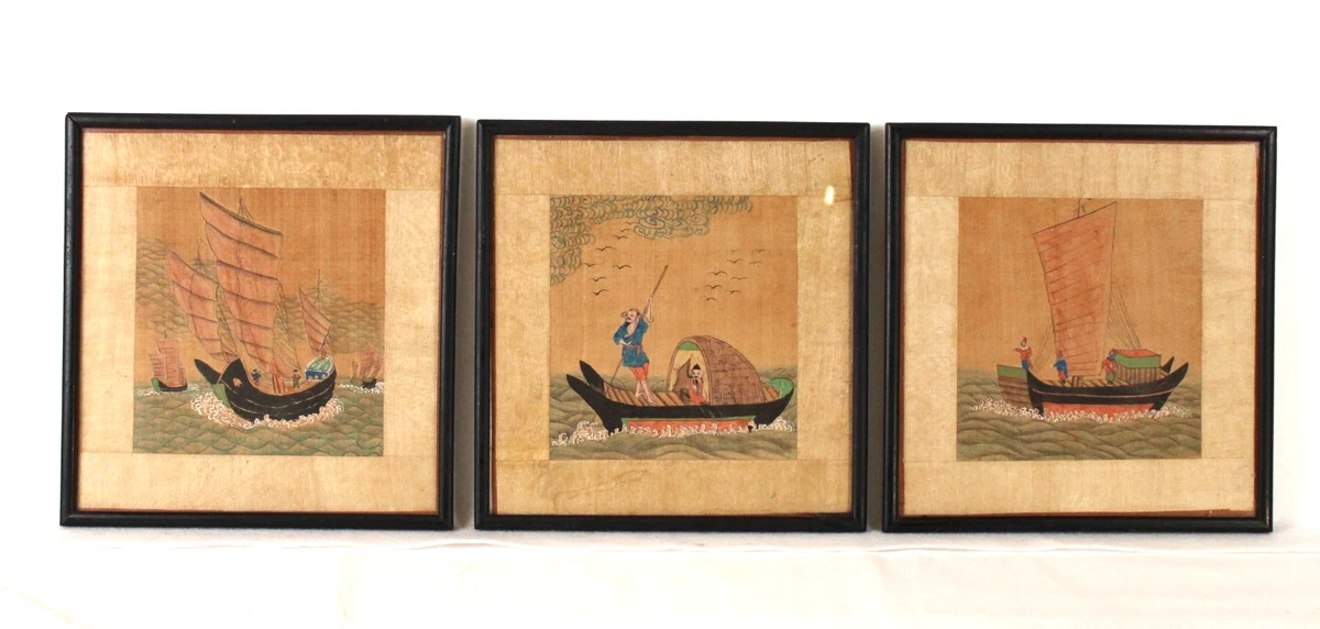 彩绘 書畫 中国美術 中国古董绘画和卷轴| eBay