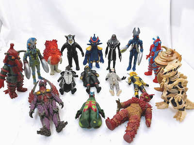 Ultraman Kaiju Series Monster Set – Bulk Lot of 17 Bandai Soft