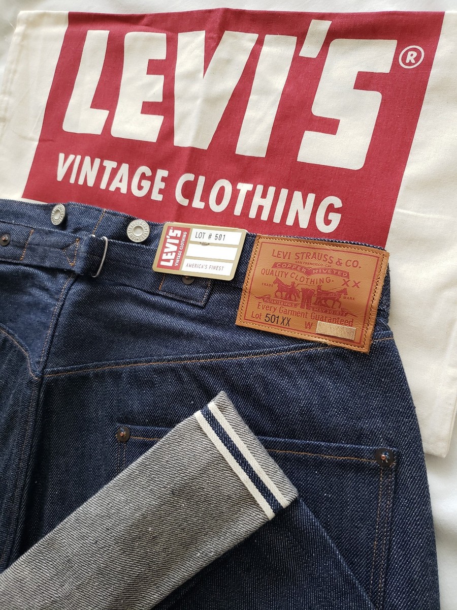 LEVI'S 1890 501 xx LVC Vintage Clothing Selvedge 1937 1933 Men's