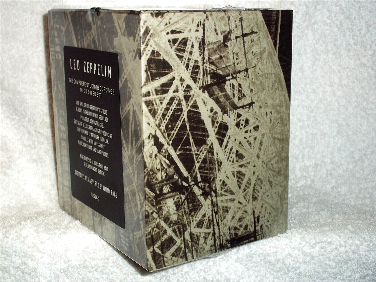 Led Zeppelin Box Set (CD, 1990 10-Disc) hard rock heavy metal