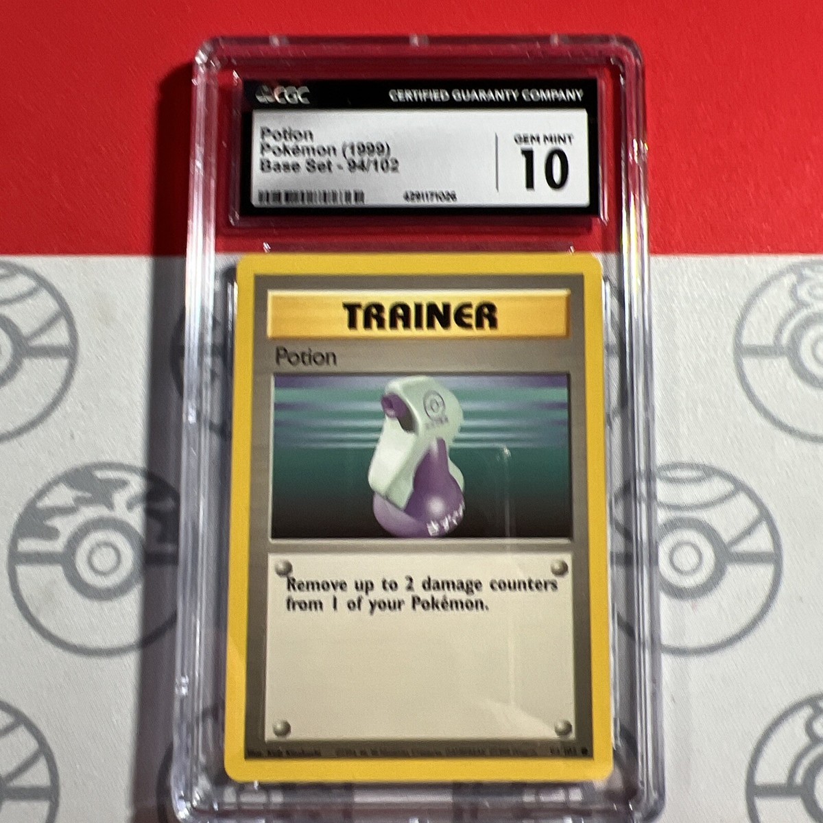 CGC 10 GEM MINT Potion 94/102 Base Set Pokemon Card PSA 1026 | eBay