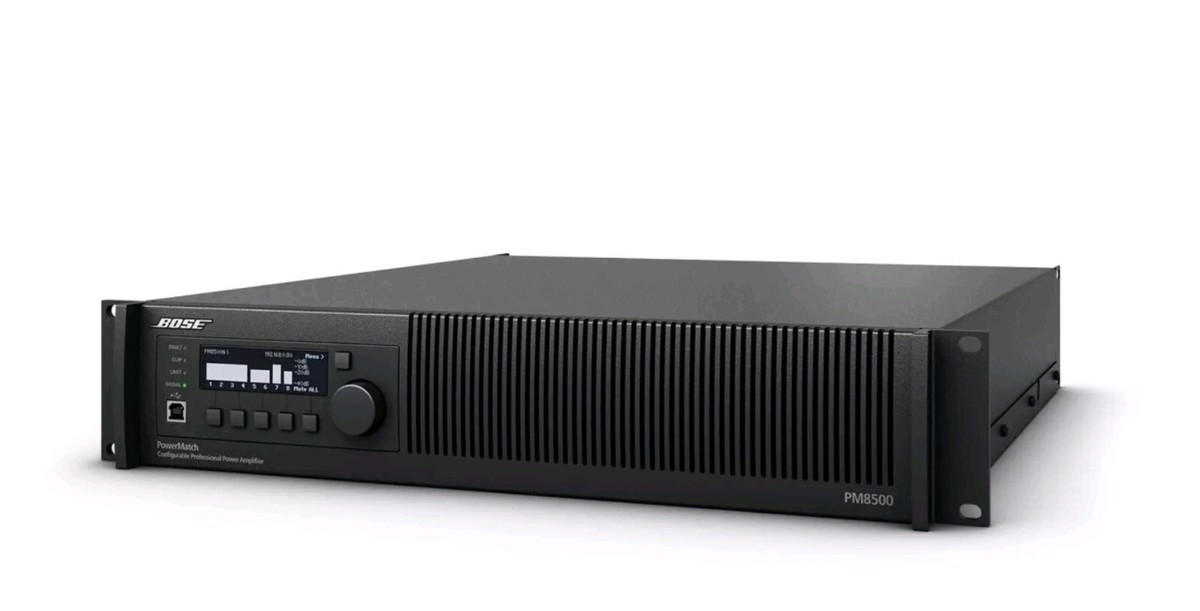 Bose PM8500N 8 Channel PowerMatch Power Amplifier Ethernet Based