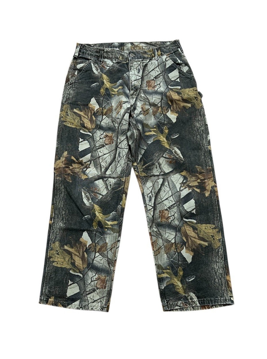 CARHARTT RealTree Jeans Men 34x30 Camo Dungaree Fit Carpenter | eBay