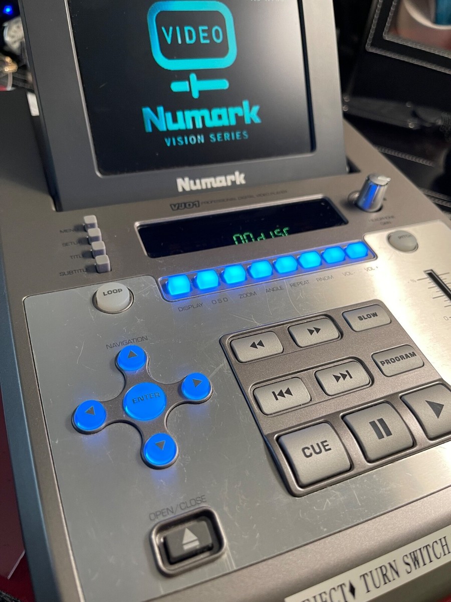 Pro Numark Digital Video Player Transcriber RATCVJ01-VJ backing or