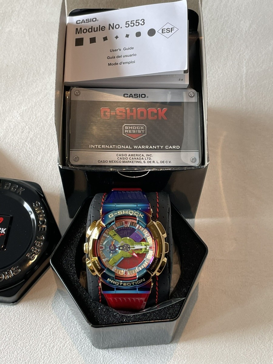 New! G-Shock 5553 Limited Edition Rainbow 🌈 Very Rare! Box And
