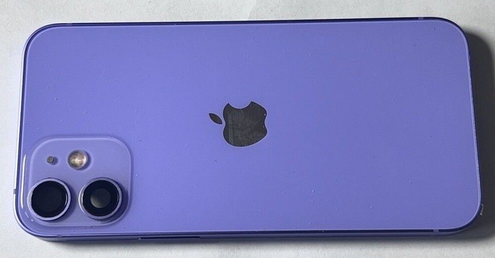 iPhone 12 mini 256GB パープル 背面割れ SIMフリー Apple iPhone 12