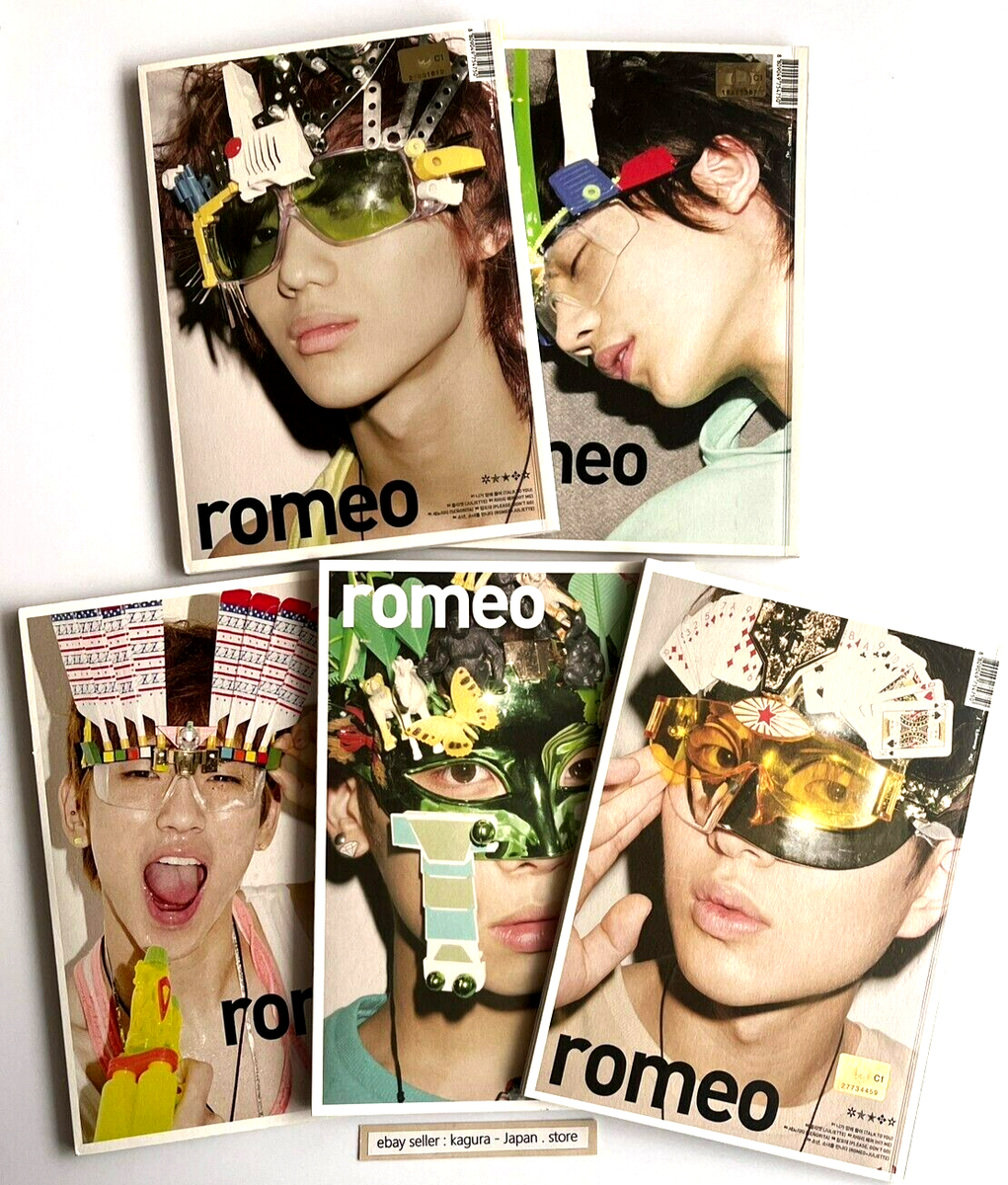 SHINee Romeo Full Set Solo Jacket CD + Photobook JONGHYUN ONEW KEY