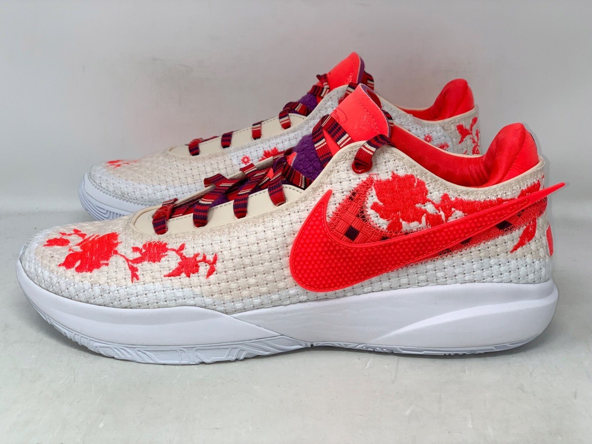 Nike Lebron XX 20 'Mimi Plange Ceremony' Floral Sneakers Size 15