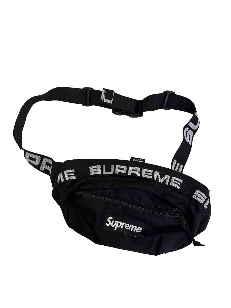 Supreme Waist Bag SS18 Fanny Pack Brand - Black | eBay