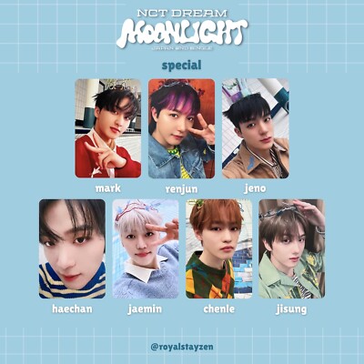 NCT DREAM 2ND JAPAN SINGLE ALBUM MOONLIGHT OFFICIAL PHOTOCARD