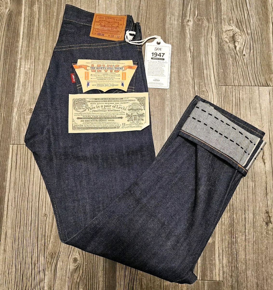 Levis x Tom Sachs 1947 501 XX LVC Vintage Selvedge Jeans Made