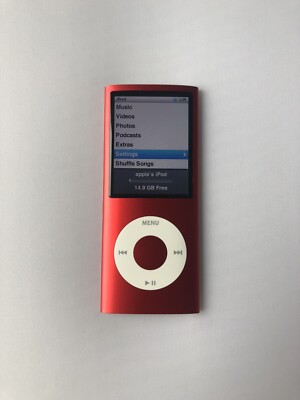 Apple iPod nano 4th Generation Chromatic Red (16GB) mint