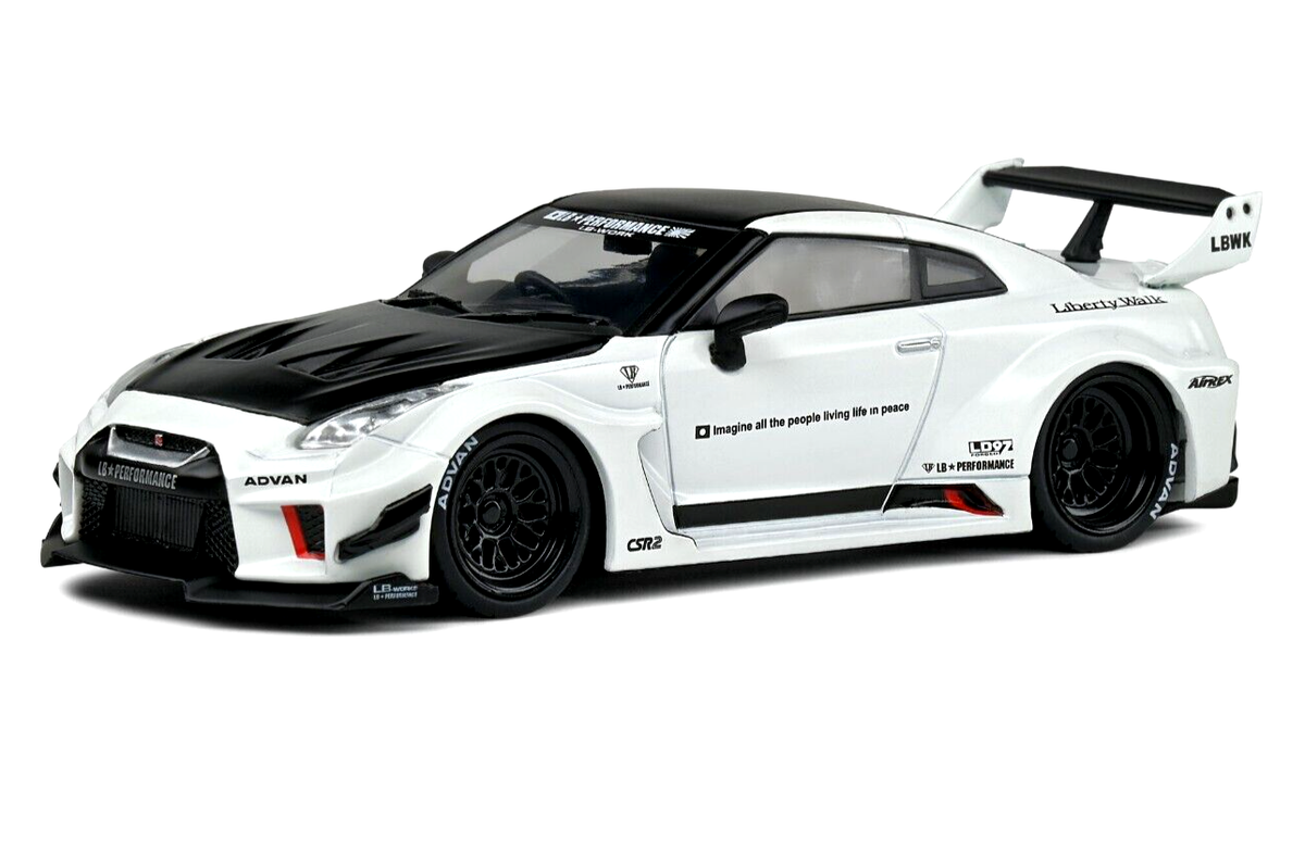 SOLIDO 1/43 2020 LBWK NISSAN GTR GT-R (R35) LIBERTY WALK BODY KIT