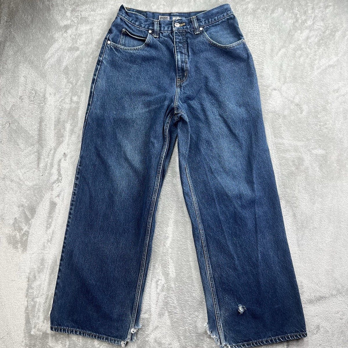 Vintage Y2K 2000's Anchor Blue HUGE Baggy Jeans Blue Hip-Hop Wide
