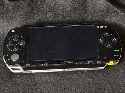 SONY PSP-1000 Console Piano Black color w/32M memory, Working, No