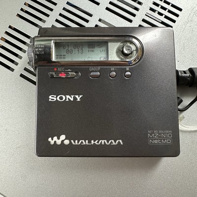SONY MZ-N10 NET MD WALKMAN Gray Fully Tested Working | eBay