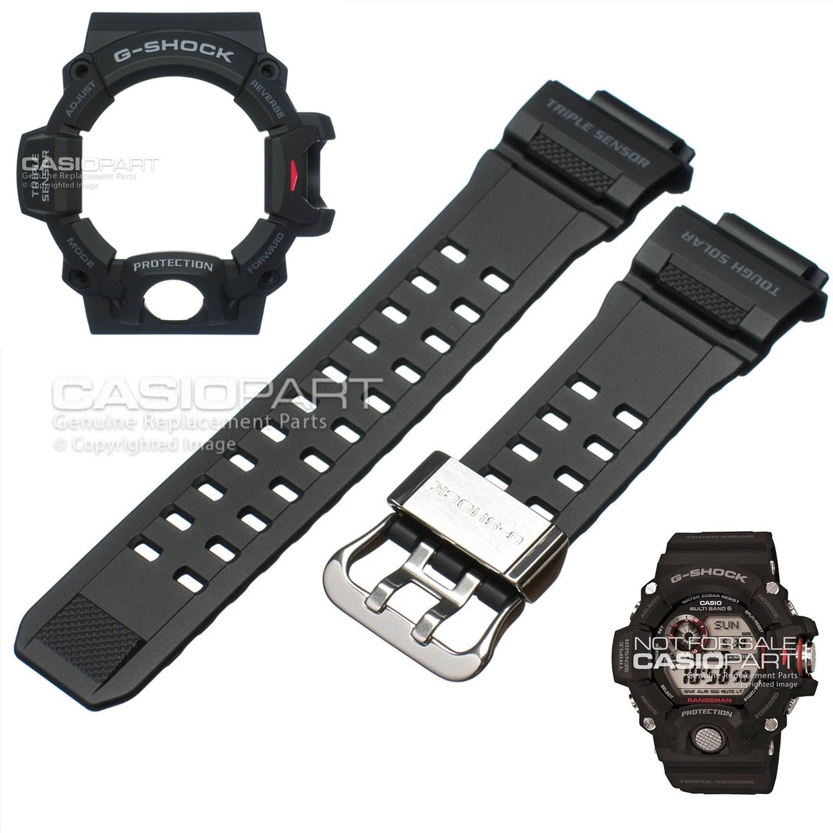 Genuine Casio Watch Band & Bezel G-Shock GW-9400-1 GW-9400J-1