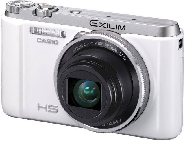 Casio EXILIM EX-ZR1200 16.1MP Digital Camera - White for sale