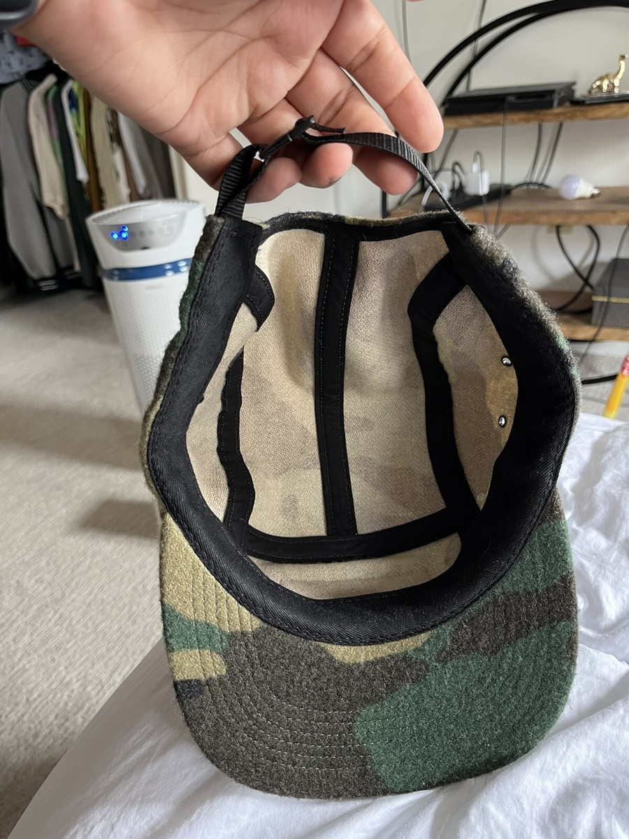 Supreme Camo Wool Camp Cap Green Woodland Box Logo Hat | eBay