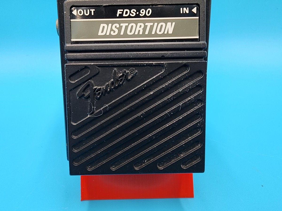 Vintage 80s Fender FDS-90 Guitar Effect Distortion Pedal J4558D
