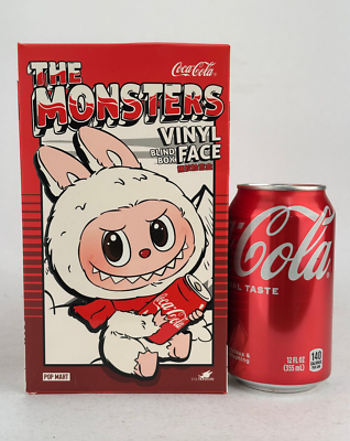 Authentic POP MART THE MONSTERS Labubu Coke Coca-Cola Plush New