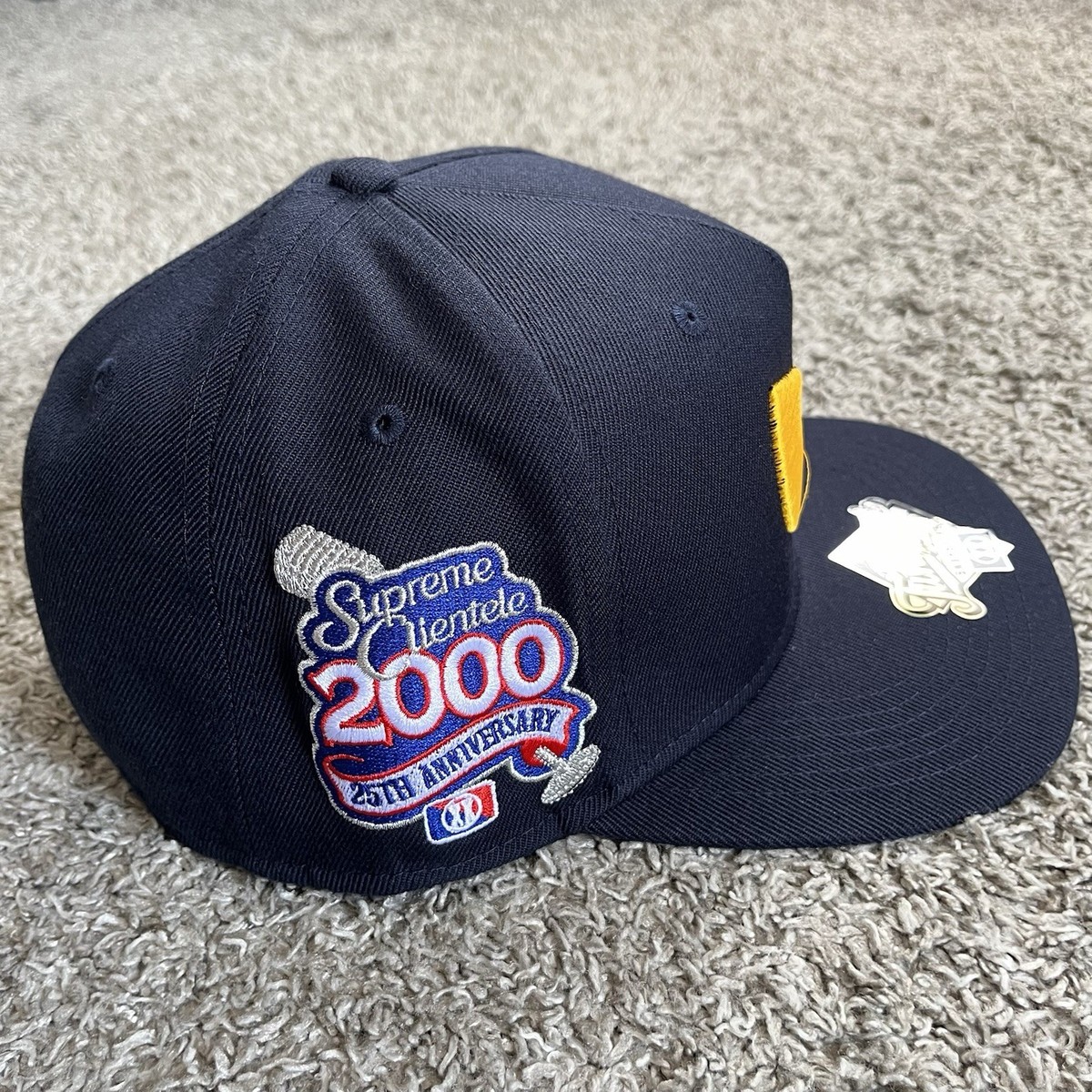 🔴Wu-Tang Hat New York Yankees Supreme Clientele Navy Yellow Twnty
