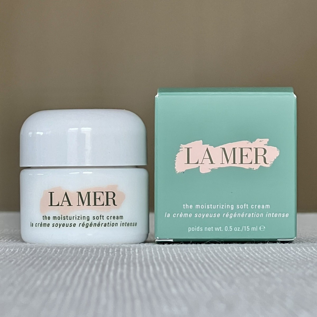 LA MER THE MOISTURIZING SOFT CREAM (0.5OZ/15ML) AUTHENTIC SEALED