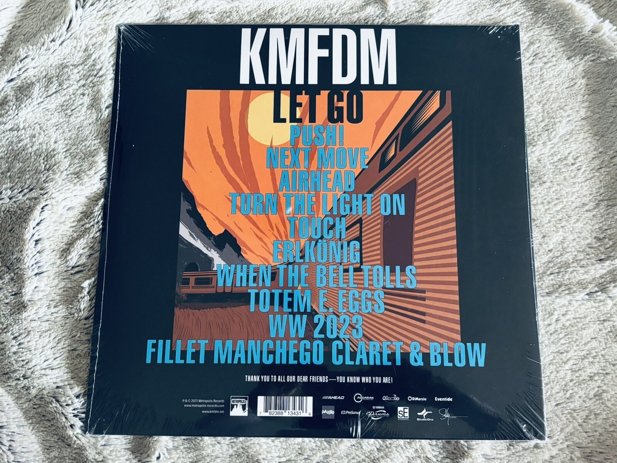 KMFDM Let Go Vinyl LP Autographed Signed New Seal Never Been Used