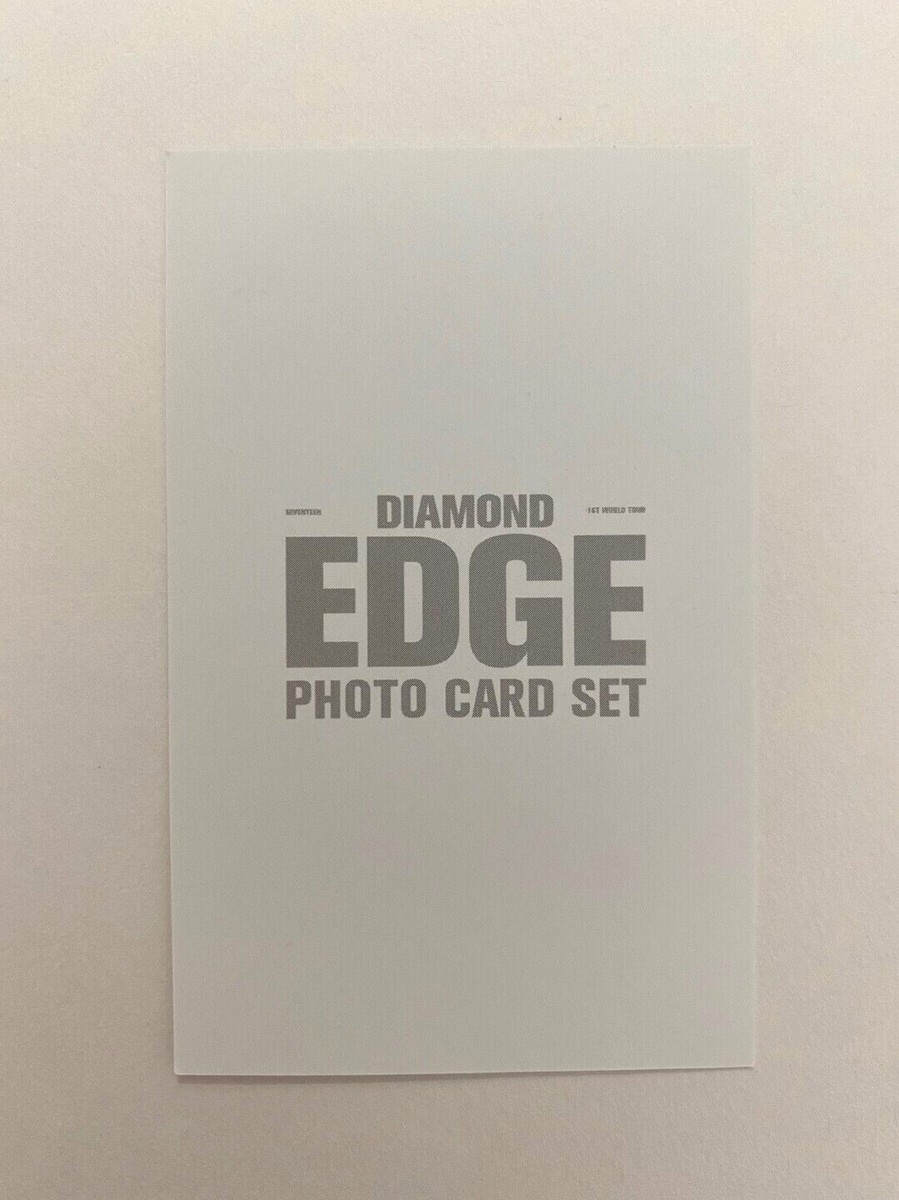 SEVENTEEN 2017 CONCERT DIAMOND EDGE OFFICIAL LIMITED PHOTOCARD
