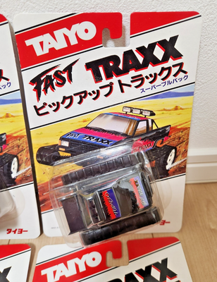 RARE Taiyo Tyco Fast Traxx Pull Back Motor Mini Car Lot of 4 NEW