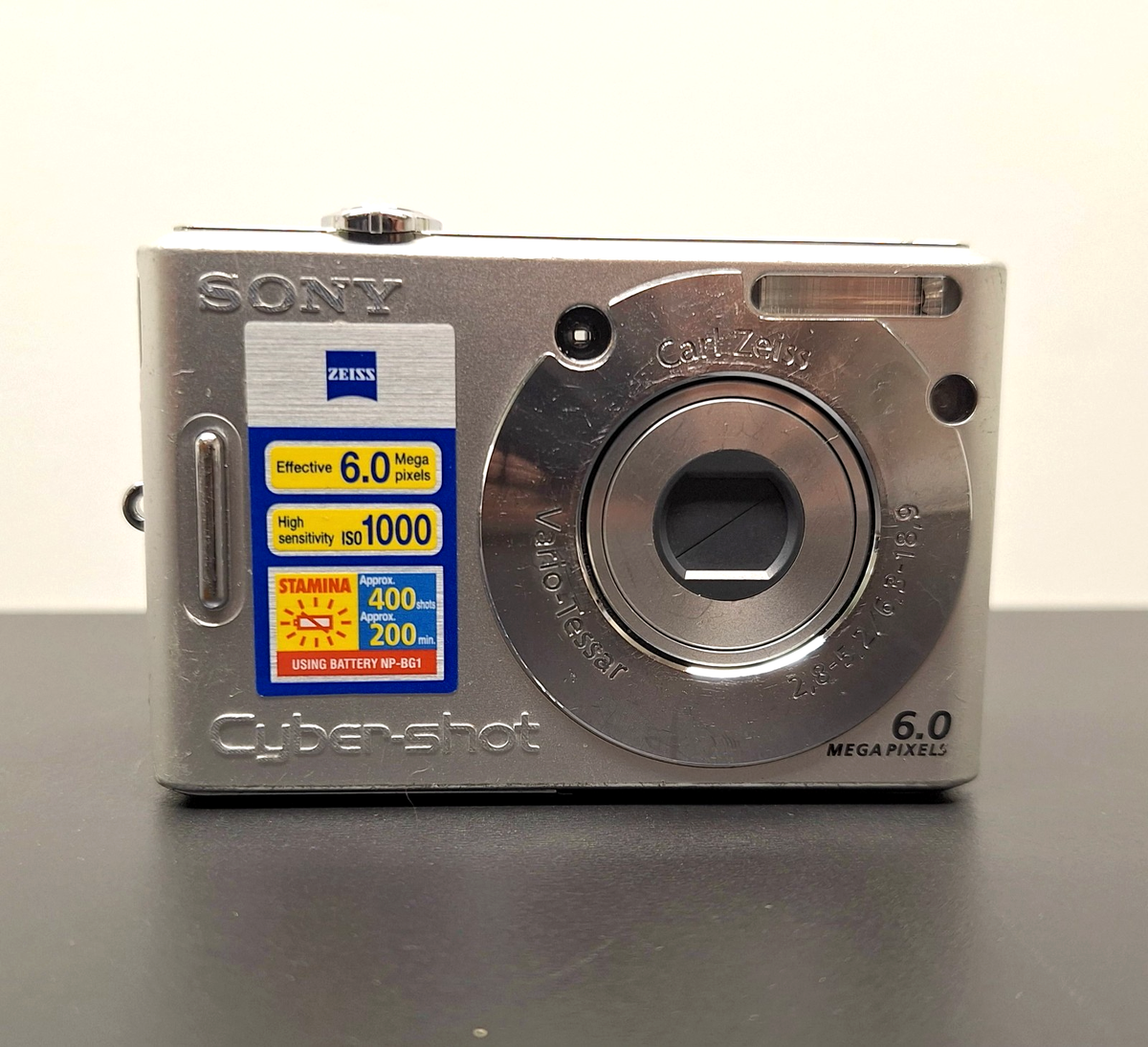 Sony Cyber-shot DSC-W30 6.0MP Digital Camera - Silver for sale