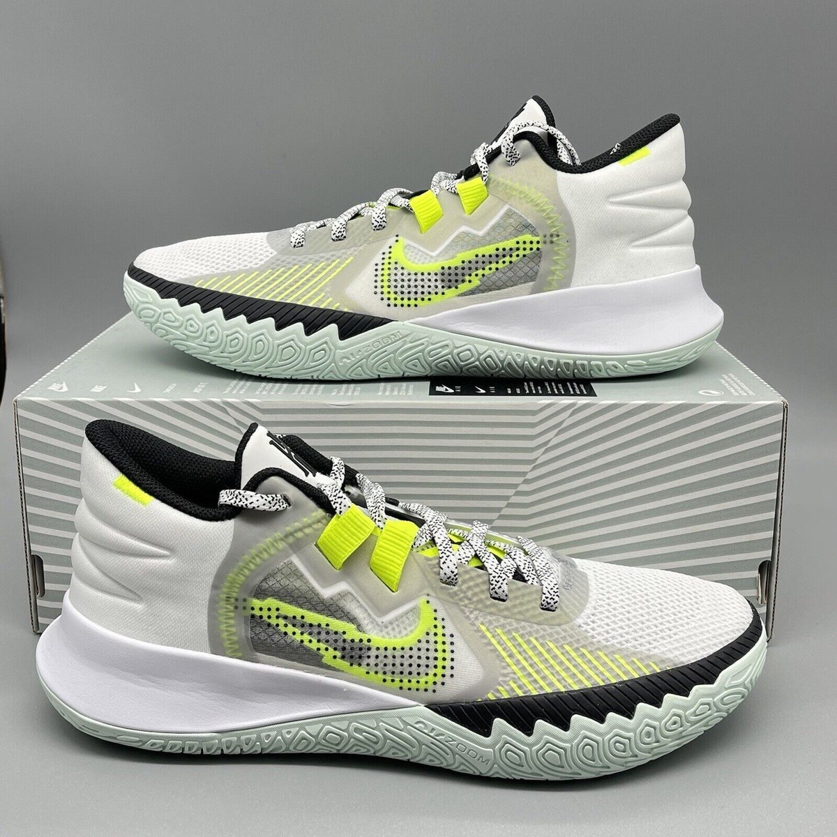 Nike Kyrie Flytrap 5 Men's Sizes White Volt Green White Black