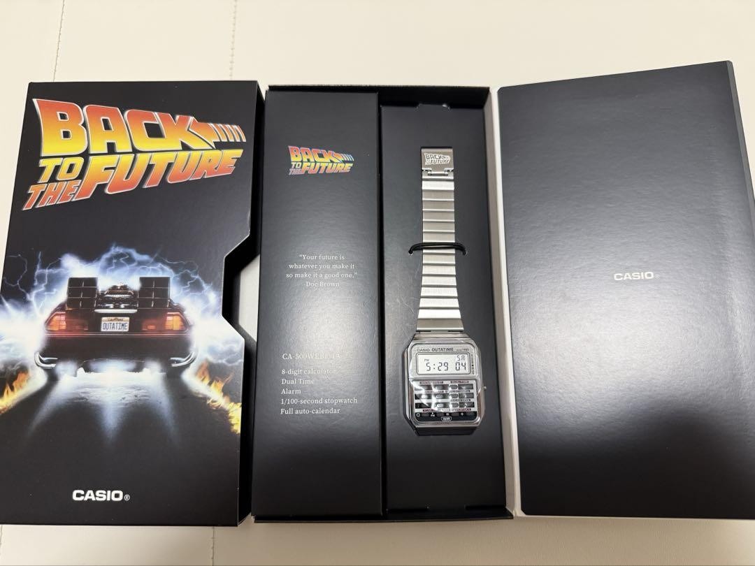 CASIO CLASSIC CA-500WEBF-1AJR Back To The Future Collabo model