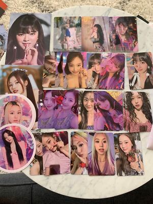 TWICE Official Taste of Love Alcohol Free Photocards 10th Mini