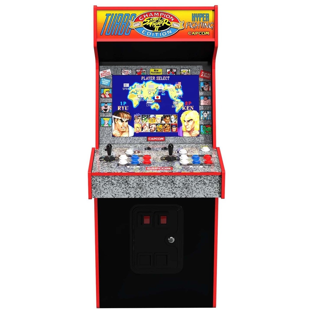 Arcade1Up Street Fighter Yoga Flame Edition Arcade Game with WiFi