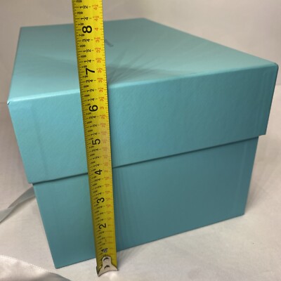 Large Tiffany Co Box Authentic 13x8x6” W/ Ribbon & Bubble Wrap | eBay