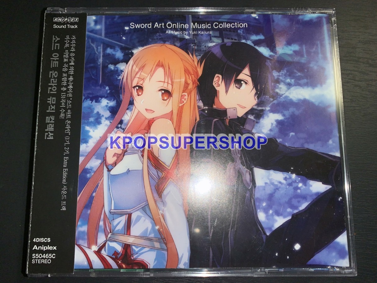 Sword Art Online Music Collection Yuki Kajiura 4 CD New Sealed