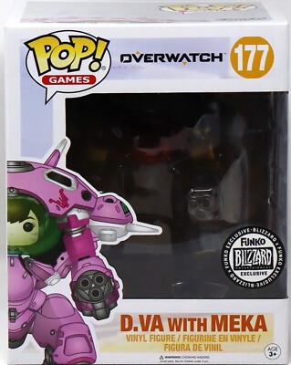 Funko Pop! D.VA With Meka #177 Overwatch Blizzard Exclusive | eBay