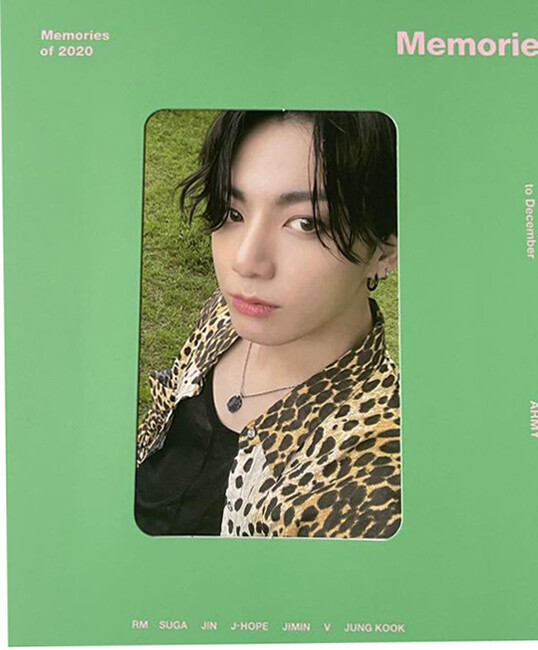 BTS Memories of 2020 Blu-ray ver. Official Photocard + Paper