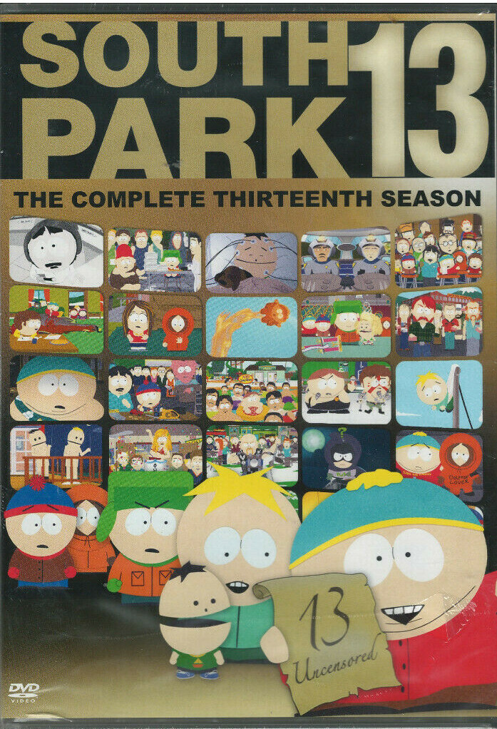 SOUTH PARK SEASON 13 (DVD, 2010, 3-Disc Set, Slim-Line Packaging