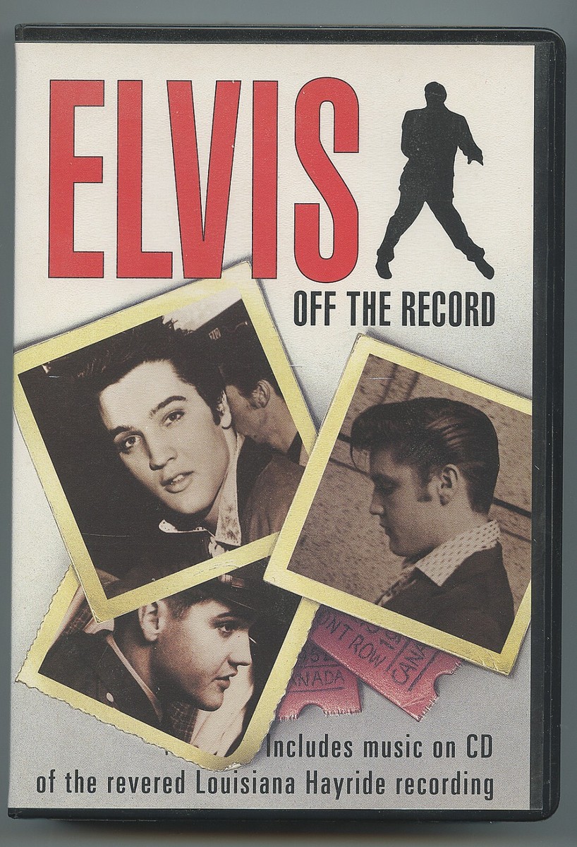 Rare Elvis Presley VHS Tape and CD - ELVIS Off The Record - Import