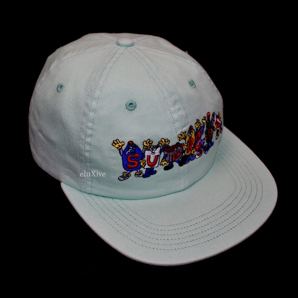 NWT Supreme NY Men's Mint Green Aqua Friends Recycle Logo Hat Cap