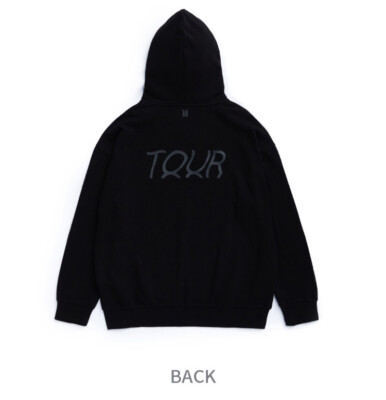 BTS MAP OF THE SOUL TOUR ZIP-UP HOODY MOT TOUR EDITION HOODIE